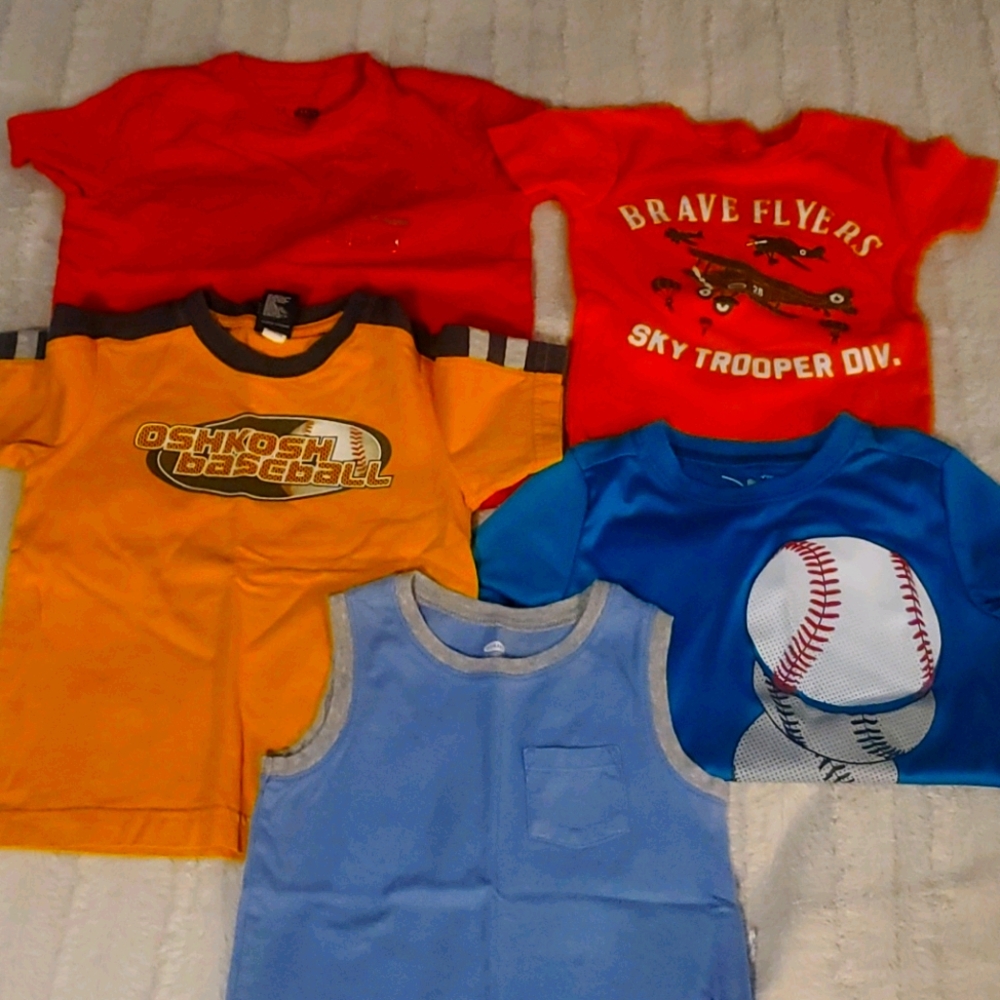 Boys t-shirts lot of 5